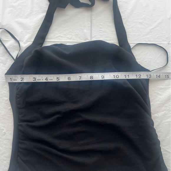 SHEIN  NWOT Black Cotton Blend Top - Picture 4 of 4